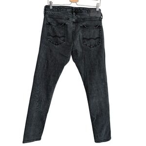 32x32 American Eagle Men's Dark Gray Skinny Jeans Five Pocket
